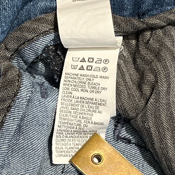 LUCKY BRAND Flare Jeans Size 0 / 25 Snap Zip Closure Mid Rise 4 Pockets - Picture 13 of 15